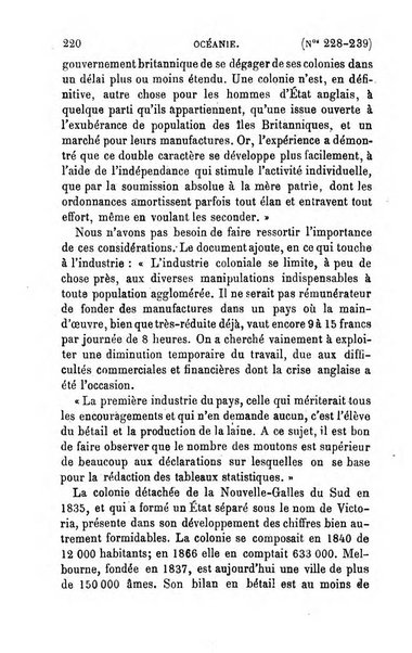 L'annee geographique revue annuelle des voyages de terre et de mer ainsi que des explorations, missions, relations et publications relatives aux sciences geographiques et ethnographiques