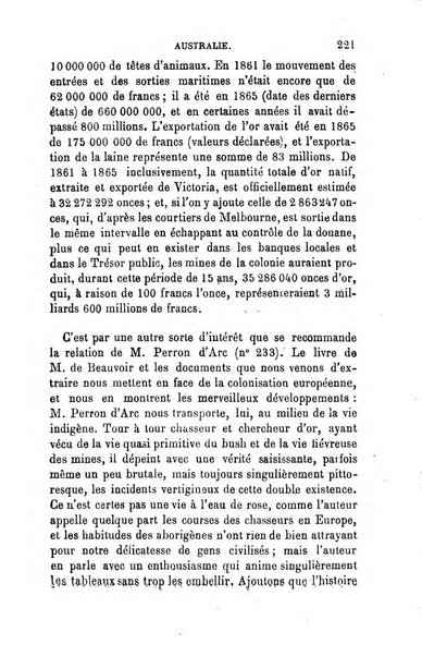 L'annee geographique revue annuelle des voyages de terre et de mer ainsi que des explorations, missions, relations et publications relatives aux sciences geographiques et ethnographiques