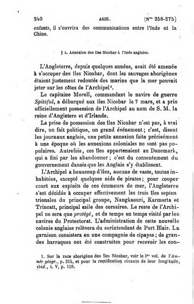 L'annee geographique revue annuelle des voyages de terre et de mer ainsi que des explorations, missions, relations et publications relatives aux sciences geographiques et ethnographiques