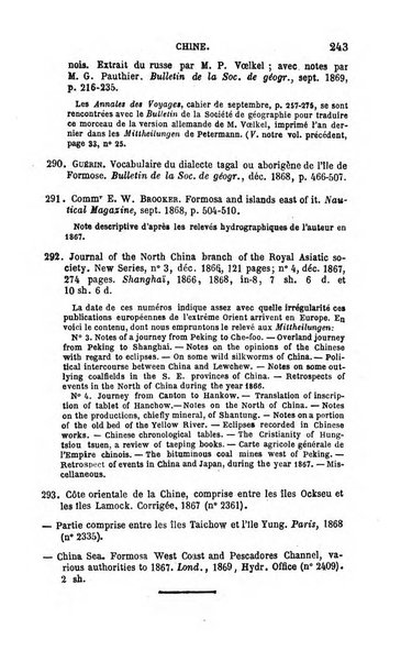 L'annee geographique revue annuelle des voyages de terre et de mer ainsi que des explorations, missions, relations et publications relatives aux sciences geographiques et ethnographiques