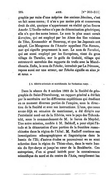 L'annee geographique revue annuelle des voyages de terre et de mer ainsi que des explorations, missions, relations et publications relatives aux sciences geographiques et ethnographiques