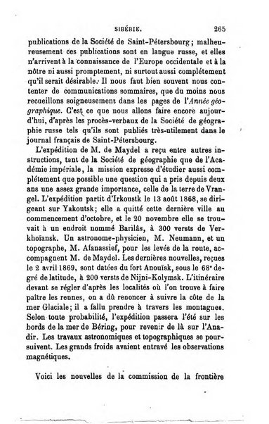 L'annee geographique revue annuelle des voyages de terre et de mer ainsi que des explorations, missions, relations et publications relatives aux sciences geographiques et ethnographiques