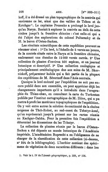 L'annee geographique revue annuelle des voyages de terre et de mer ainsi que des explorations, missions, relations et publications relatives aux sciences geographiques et ethnographiques