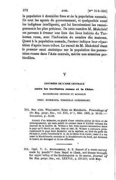 L'annee geographique revue annuelle des voyages de terre et de mer ainsi que des explorations, missions, relations et publications relatives aux sciences geographiques et ethnographiques