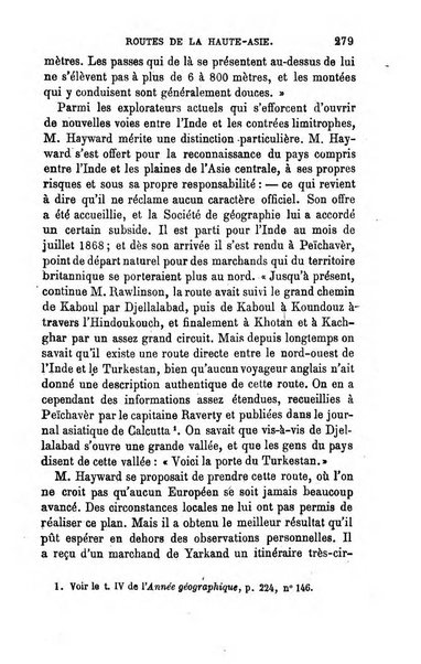 L'annee geographique revue annuelle des voyages de terre et de mer ainsi que des explorations, missions, relations et publications relatives aux sciences geographiques et ethnographiques