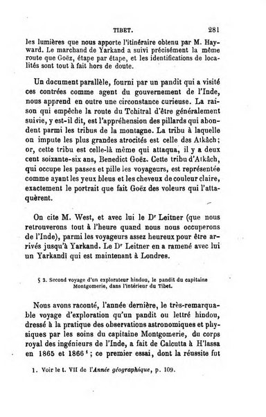 L'annee geographique revue annuelle des voyages de terre et de mer ainsi que des explorations, missions, relations et publications relatives aux sciences geographiques et ethnographiques