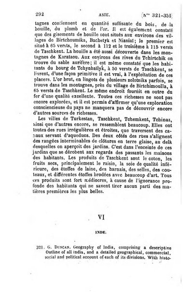 L'annee geographique revue annuelle des voyages de terre et de mer ainsi que des explorations, missions, relations et publications relatives aux sciences geographiques et ethnographiques