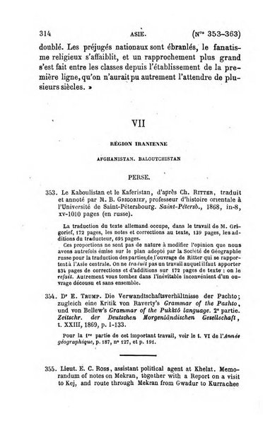 L'annee geographique revue annuelle des voyages de terre et de mer ainsi que des explorations, missions, relations et publications relatives aux sciences geographiques et ethnographiques