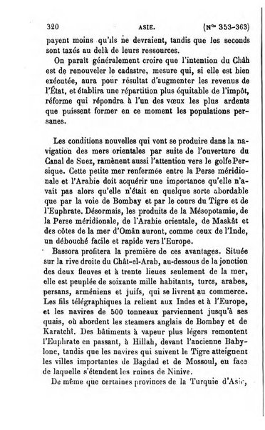 L'annee geographique revue annuelle des voyages de terre et de mer ainsi que des explorations, missions, relations et publications relatives aux sciences geographiques et ethnographiques