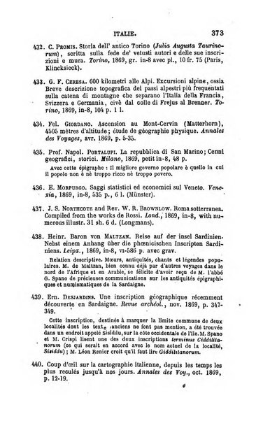 L'annee geographique revue annuelle des voyages de terre et de mer ainsi que des explorations, missions, relations et publications relatives aux sciences geographiques et ethnographiques