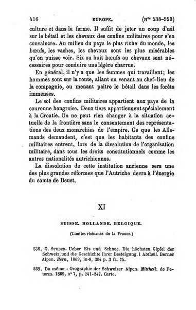 L'annee geographique revue annuelle des voyages de terre et de mer ainsi que des explorations, missions, relations et publications relatives aux sciences geographiques et ethnographiques