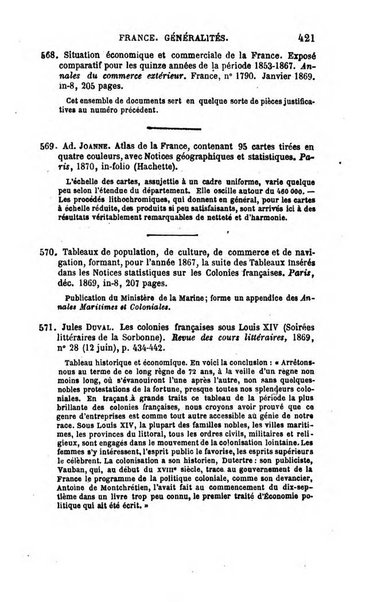 L'annee geographique revue annuelle des voyages de terre et de mer ainsi que des explorations, missions, relations et publications relatives aux sciences geographiques et ethnographiques