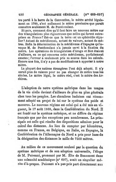 L'annee geographique revue annuelle des voyages de terre et de mer ainsi que des explorations, missions, relations et publications relatives aux sciences geographiques et ethnographiques