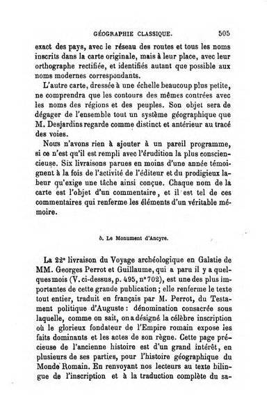 L'annee geographique revue annuelle des voyages de terre et de mer ainsi que des explorations, missions, relations et publications relatives aux sciences geographiques et ethnographiques