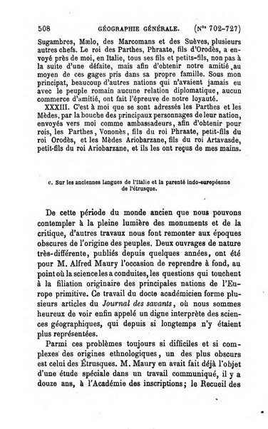 L'annee geographique revue annuelle des voyages de terre et de mer ainsi que des explorations, missions, relations et publications relatives aux sciences geographiques et ethnographiques