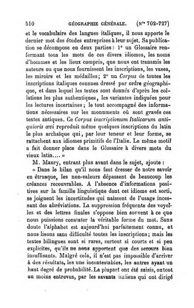 L'annee geographique revue annuelle des voyages de terre et de mer ainsi que des explorations, missions, relations et publications relatives aux sciences geographiques et ethnographiques