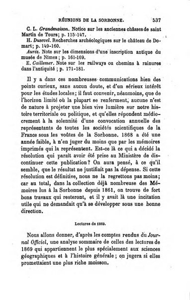 L'annee geographique revue annuelle des voyages de terre et de mer ainsi que des explorations, missions, relations et publications relatives aux sciences geographiques et ethnographiques