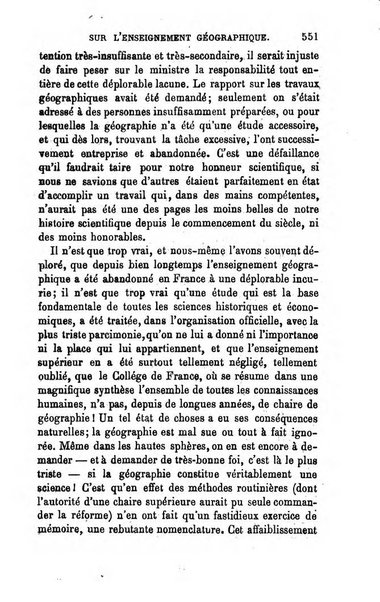 L'annee geographique revue annuelle des voyages de terre et de mer ainsi que des explorations, missions, relations et publications relatives aux sciences geographiques et ethnographiques