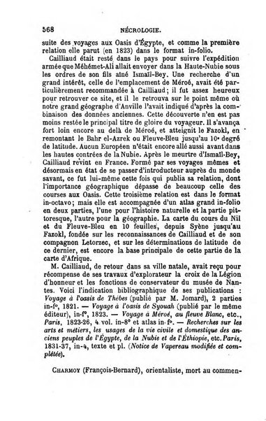 L'annee geographique revue annuelle des voyages de terre et de mer ainsi que des explorations, missions, relations et publications relatives aux sciences geographiques et ethnographiques