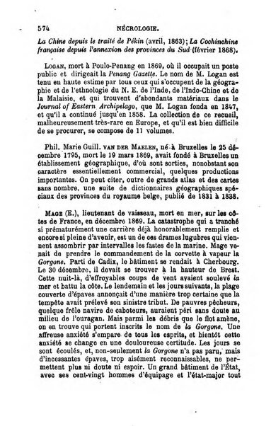 L'annee geographique revue annuelle des voyages de terre et de mer ainsi que des explorations, missions, relations et publications relatives aux sciences geographiques et ethnographiques