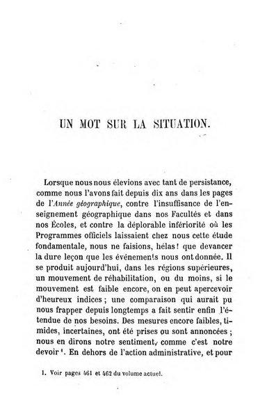 L'annee geographique revue annuelle des voyages de terre et de mer ainsi que des explorations, missions, relations et publications relatives aux sciences geographiques et ethnographiques