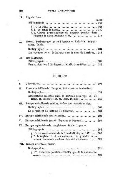 L'annee geographique revue annuelle des voyages de terre et de mer ainsi que des explorations, missions, relations et publications relatives aux sciences geographiques et ethnographiques