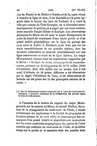 L'annee geographique revue annuelle des voyages de terre et de mer ainsi que des explorations, missions, relations et publications relatives aux sciences geographiques et ethnographiques