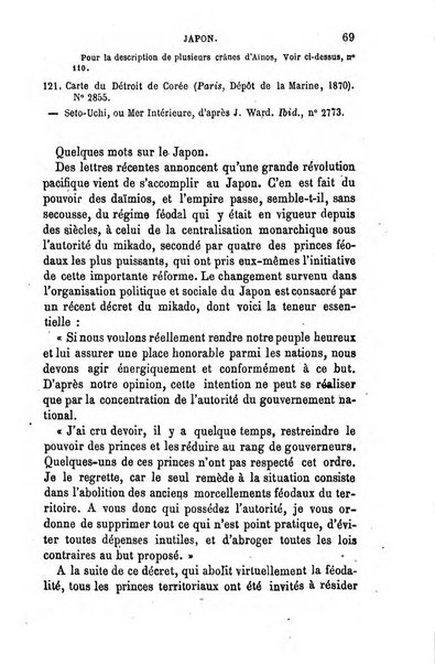 L'annee geographique revue annuelle des voyages de terre et de mer ainsi que des explorations, missions, relations et publications relatives aux sciences geographiques et ethnographiques