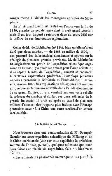 L'annee geographique revue annuelle des voyages de terre et de mer ainsi que des explorations, missions, relations et publications relatives aux sciences geographiques et ethnographiques