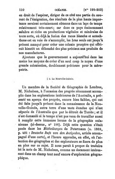 L'annee geographique revue annuelle des voyages de terre et de mer ainsi que des explorations, missions, relations et publications relatives aux sciences geographiques et ethnographiques