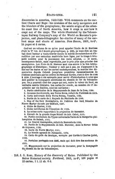 L'annee geographique revue annuelle des voyages de terre et de mer ainsi que des explorations, missions, relations et publications relatives aux sciences geographiques et ethnographiques