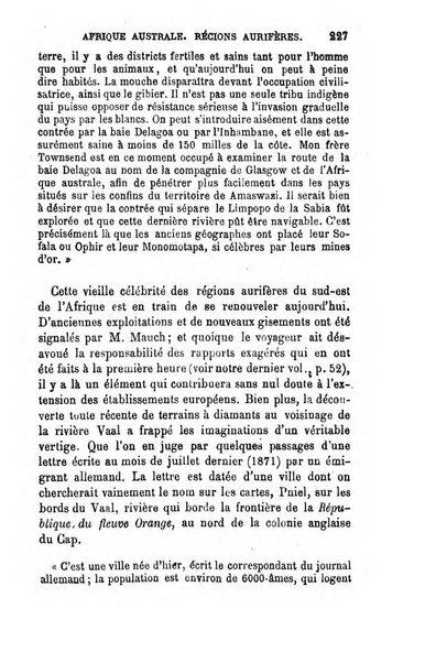 L'annee geographique revue annuelle des voyages de terre et de mer ainsi que des explorations, missions, relations et publications relatives aux sciences geographiques et ethnographiques