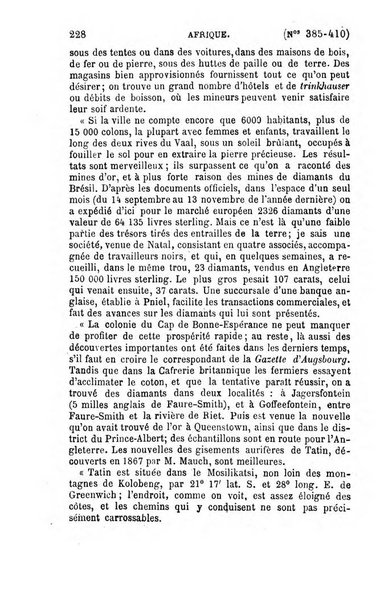 L'annee geographique revue annuelle des voyages de terre et de mer ainsi que des explorations, missions, relations et publications relatives aux sciences geographiques et ethnographiques