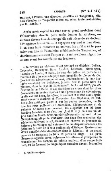 L'annee geographique revue annuelle des voyages de terre et de mer ainsi que des explorations, missions, relations et publications relatives aux sciences geographiques et ethnographiques