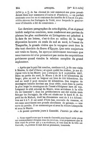 L'annee geographique revue annuelle des voyages de terre et de mer ainsi que des explorations, missions, relations et publications relatives aux sciences geographiques et ethnographiques