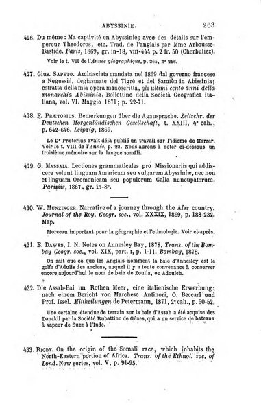 L'annee geographique revue annuelle des voyages de terre et de mer ainsi que des explorations, missions, relations et publications relatives aux sciences geographiques et ethnographiques