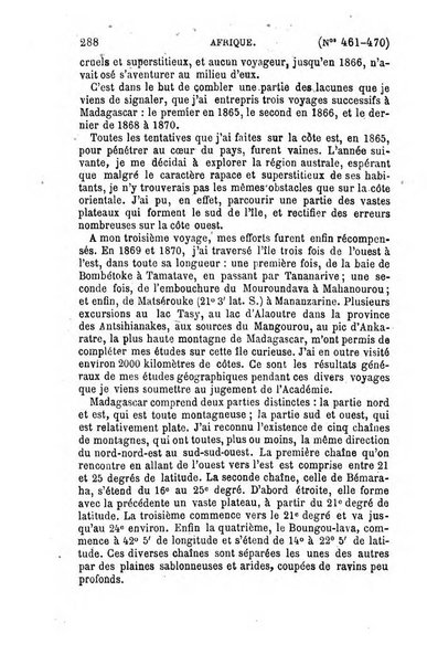 L'annee geographique revue annuelle des voyages de terre et de mer ainsi que des explorations, missions, relations et publications relatives aux sciences geographiques et ethnographiques