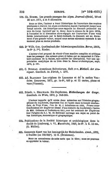 L'annee geographique revue annuelle des voyages de terre et de mer ainsi que des explorations, missions, relations et publications relatives aux sciences geographiques et ethnographiques