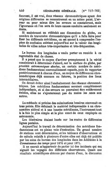 L'annee geographique revue annuelle des voyages de terre et de mer ainsi que des explorations, missions, relations et publications relatives aux sciences geographiques et ethnographiques