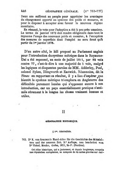 L'annee geographique revue annuelle des voyages de terre et de mer ainsi que des explorations, missions, relations et publications relatives aux sciences geographiques et ethnographiques