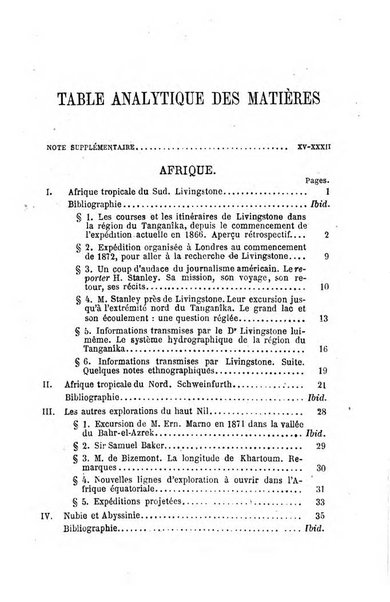 L'annee geographique revue annuelle des voyages de terre et de mer ainsi que des explorations, missions, relations et publications relatives aux sciences geographiques et ethnographiques