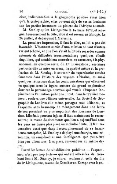 L'annee geographique revue annuelle des voyages de terre et de mer ainsi que des explorations, missions, relations et publications relatives aux sciences geographiques et ethnographiques