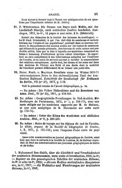 L'annee geographique revue annuelle des voyages de terre et de mer ainsi que des explorations, missions, relations et publications relatives aux sciences geographiques et ethnographiques