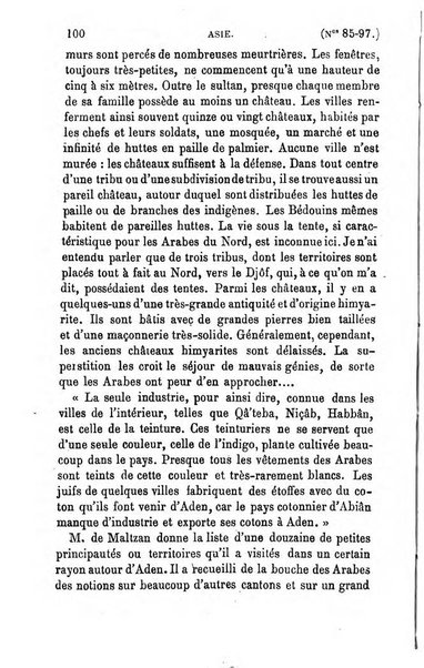 L'annee geographique revue annuelle des voyages de terre et de mer ainsi que des explorations, missions, relations et publications relatives aux sciences geographiques et ethnographiques