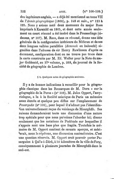 L'annee geographique revue annuelle des voyages de terre et de mer ainsi que des explorations, missions, relations et publications relatives aux sciences geographiques et ethnographiques