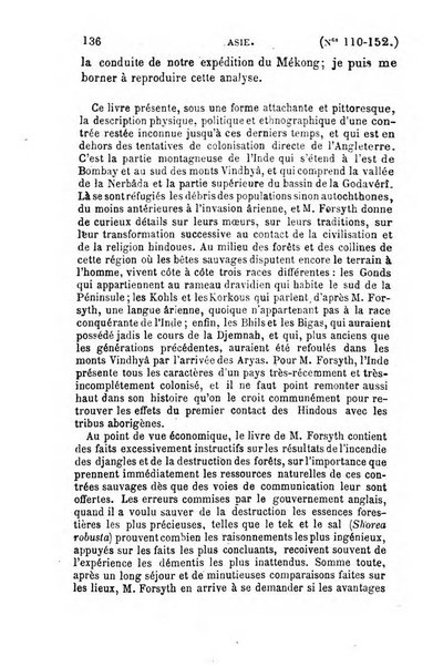 L'annee geographique revue annuelle des voyages de terre et de mer ainsi que des explorations, missions, relations et publications relatives aux sciences geographiques et ethnographiques