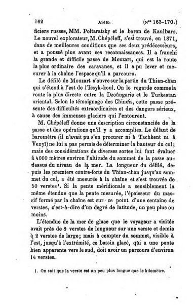 L'annee geographique revue annuelle des voyages de terre et de mer ainsi que des explorations, missions, relations et publications relatives aux sciences geographiques et ethnographiques