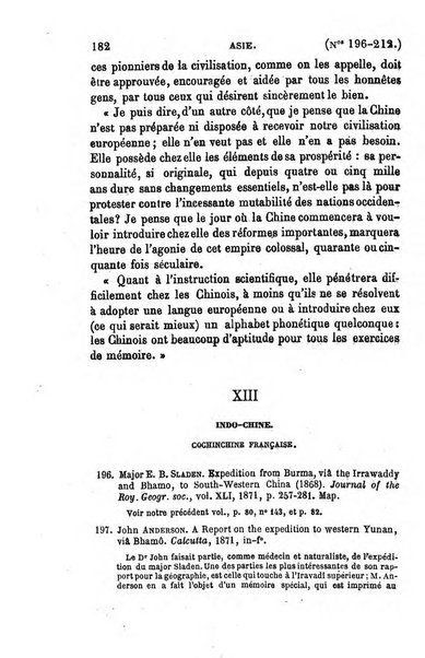 L'annee geographique revue annuelle des voyages de terre et de mer ainsi que des explorations, missions, relations et publications relatives aux sciences geographiques et ethnographiques