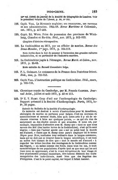 L'annee geographique revue annuelle des voyages de terre et de mer ainsi que des explorations, missions, relations et publications relatives aux sciences geographiques et ethnographiques