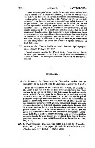 L'annee geographique revue annuelle des voyages de terre et de mer ainsi que des explorations, missions, relations et publications relatives aux sciences geographiques et ethnographiques